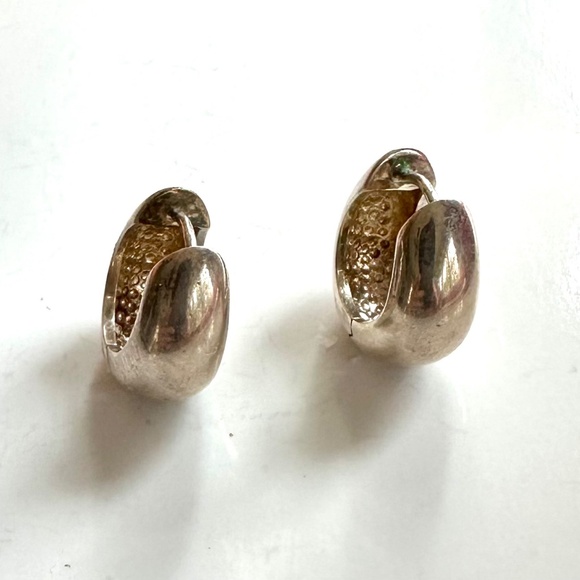 Sterling Silver Claw Hoops - Picture 4 of 5